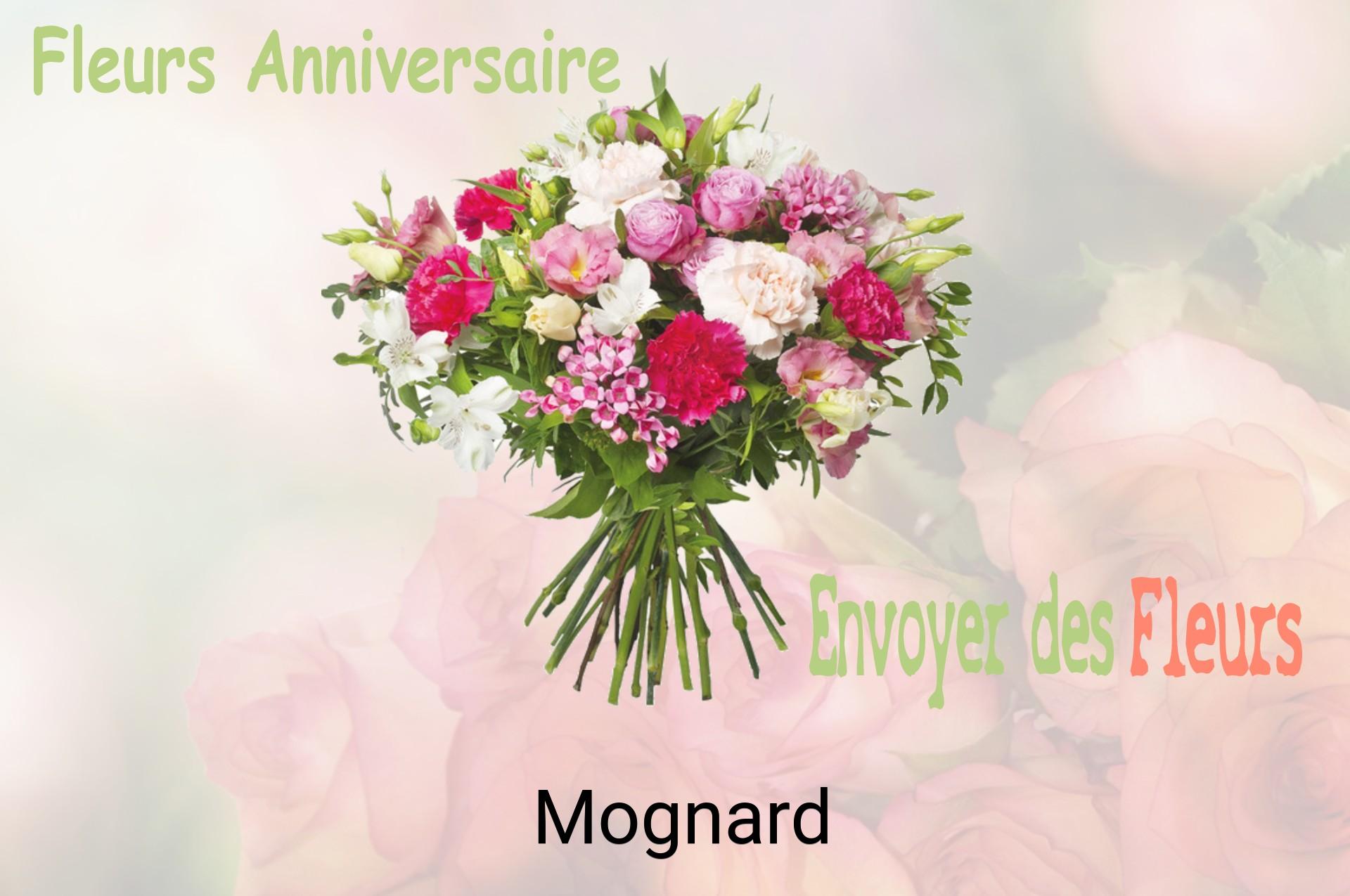 Bouquet de fleurs d’anniversaire livré à Mognard